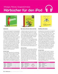 iPod & more: Hörbücher für den iPod (Ausgabe: 1)