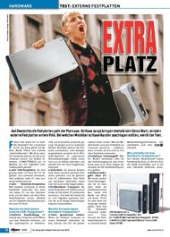 Computer Bild: „Extra-Platz“ - Netzwerk-Festplatten (Ausgabe: 7)