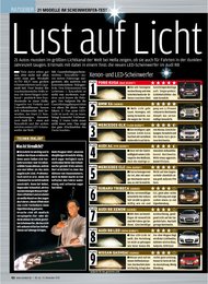 Auto Bild: Lust auf Licht (Ausgabe: 46)