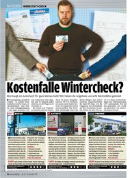 Auto Bild: Kostenfalle Wintercheck? (Ausgabe: 47)