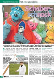 Computer Bild: „Schaberschnack“ - Strahlenschützer zum Schutz beim Telefonieren (Ausgabe: 7)