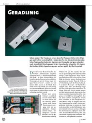 LP - Magazin für analoges HiFi & Vinyl-Kultur: Geradlinig (Ausgabe: 1)