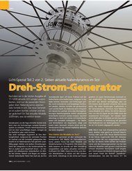 Radfahren: Dreh-Strom-Generator (Ausgabe: 1+2/2009)