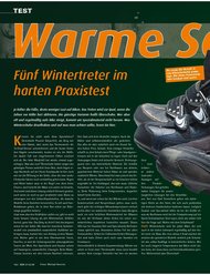 bikesport E-MTB: Warme Schuhe (Ausgabe: 1+2/2009)