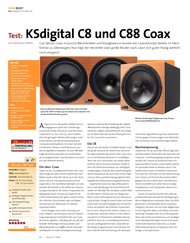Beat: KSdigital C8 und C88 Coax (Ausgabe: 2)