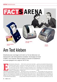 FACTS: Am Text kleben (Ausgabe: 3)