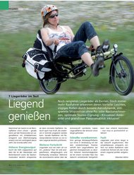 Radfahren: Liegend genießen (Ausgabe: 4)