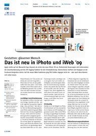 MAC LIFE: Das ist neu in iPhoto und iWeb '09 (Ausgabe: 3)