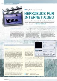 PC VIDEO: Werkzeuge für Internetvideo (Ausgabe: 3)
