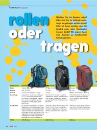 ALPIN: rollen oder tragen (Ausgabe: 4)