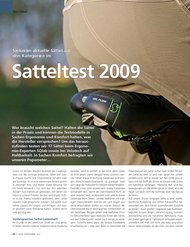 Radfahren: Satteltest 2009 (Ausgabe: 5)