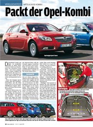 Auto Bild: Packt der Opel-Kombi seine Gegner? (Ausgabe: 14)