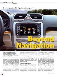 CAR & HIFI: Beyond Navigation (Ausgabe: 3)