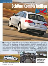 Auto Bild: Schöne Kombis heißen Avant Sports Tourer (Ausgabe: 11)