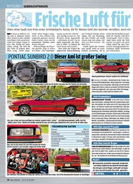Auto Bild: Frische Luft für'n Taschengeld (Ausgabe: 18)
