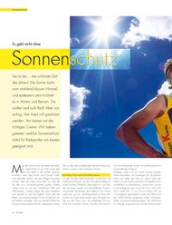 RennRad: Es geht nicht ohne Sonnenschutz (Ausgabe: 6)