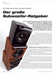 Heimkino: Der große Subwoofer-Ratgeber (Ausgabe: 6-7/2009)