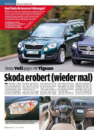 Auto Bild: „Skoda erobert (wieder mal) neues Gelände“ - Skoda Superb/VW Passat (Ausgabe: 19)