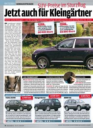 Auto Bild: Jetzt auch für Kleingärtner bezahlbar (Ausgabe: 21)