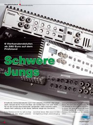 CAR & HIFI: Schwere Jungs (Ausgabe: 4)