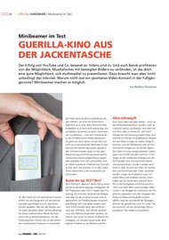 Music & PC: Guerilla-Kino aus der Jackentasche (Vergleichstest)