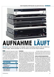 audiovision: „Aufnahme läuft“ - von 300 bis 400 Euro (Ausgabe: 9)
