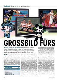 audiovision: Großbild fürs Großereignis (Ausgabe: 7-8/2008)