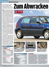 Auto Bild: Zum Abwracken viel zu schade (Ausgabe: 28)