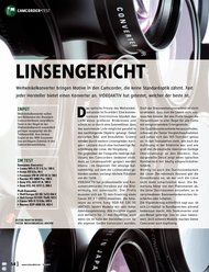 VIDEOAKTIV: „Linsengericht“ - Profi-Linsen (Ausgabe: 5)