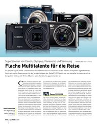 DigitalPHOTO: Flache Multitalente für die Reise (Ausgabe: 8)