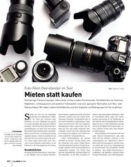 DigitalPHOTO: Mieten statt kaufen (Ausgabe: 8)