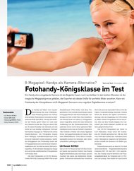DigitalPHOTO: Fotohandy-Königsklasse im Test (Ausgabe: 9)