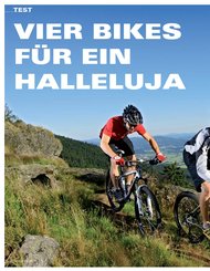 bikesport E-MTB: „Vier Bikes für ein Halleluja“ - Fullys (Ausgabe: 9-10/2009)