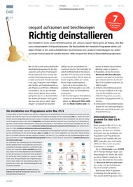 MAC LIFE: Richtig deinstallieren (Ausgabe: 10)