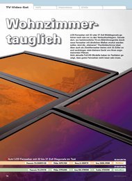 HiFi Test: „Wohnzimmertauglich“ - 37 Zoll (Ausgabe: 5)