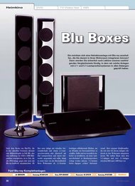 HiFi Test: Blu Boxes (Ausgabe: 5)