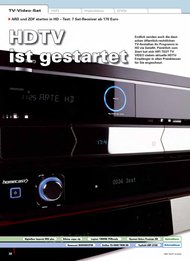 HiFi Test: „HDTV ist gestartet“ - Receiver der Spitzenklasse (Ausgabe: 5)