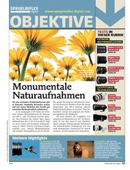 SPIEGELREFLEX digital: „Frei wie ein Vogel“ - Extreme Weitwinkelzooms (Ausgabe: 4)