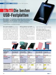 PC-WELT: „Die besten USB-Festplatten“ - Externe Festplatten (3,5 Zoll) mit USB-Anschluss (Ausgabe: 11)