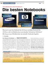 PC-WELT: „Die besten Notebooks“ - bis 1000 Euro (Ausgabe: 11)