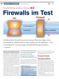 PC-WELT: Firewalls im Test (Ausgabe: 12)