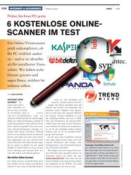 PC-WELT: 6 kostenlose Online-Scanner im Test (Ausgabe: 3)