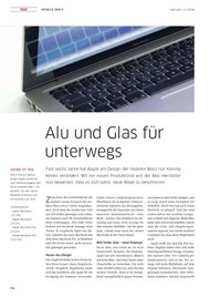 Macwelt: Alu und Glas für unterwegs (Ausgabe: 12)