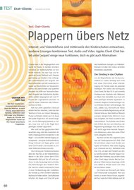 Macwelt: „Plappern übers Netz“ - Webcams (Ausgabe: 2)