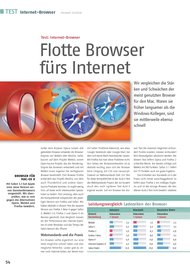 Macwelt: Flotte Browser fürs Internet (Ausgabe: 5)