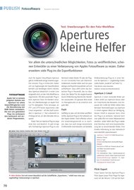 Macwelt: Apertures kleine Helfer (Ausgabe: 8)