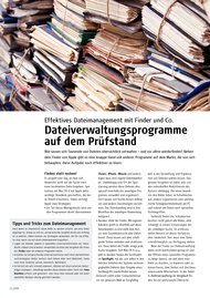 MAC LIFE: Dateiverwaltungsprogramme auf dem Prüfstand (Ausgabe: 12)