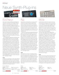 Beat: Neue Synth-Plug-ins (Ausgabe: 12)