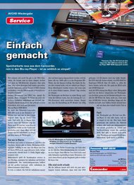 Camcorder Test: AVCHD-Wiedergabe (Ausgabe: 1)