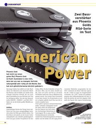 Bass4Cars: American Power (Ausgabe: 1)